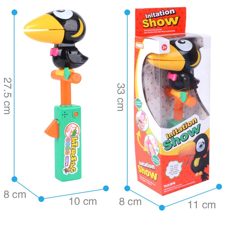 Enfants Audio enregistrement animaux jouets créatifs parlant imitateurs jouet électrique parlant Toucan enfants cadeau d'anniversaire cadeaux inhabituels