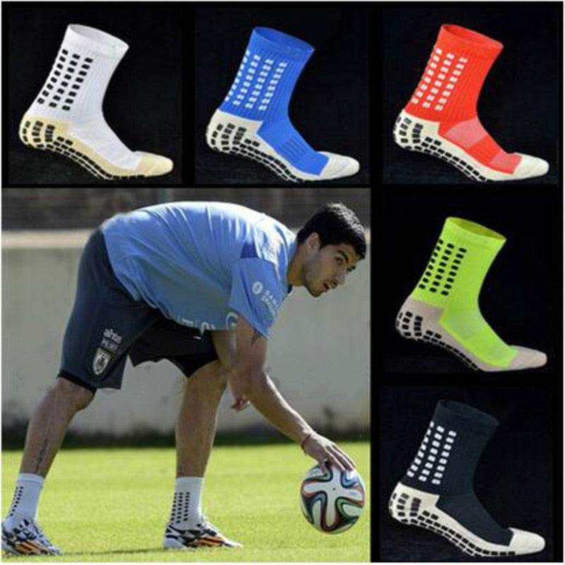 New Men Anti-Slip Football Socks High Quality Soft Breathable Thickened Sports Running Cycling socks Hiking Women Soccer Socks