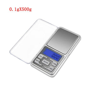 High Precision Balance Gold Jewelry Scale 0.1g 0.01gx100/200/300/500g Mini Pocket Scale Food Scales for Kitchen