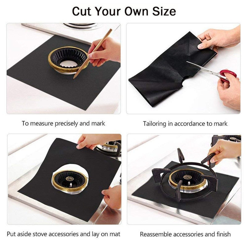 Couverture de protection du fourneau | Revêtement de protection du fourneau à gaz, protection de la cuisinière à gaz, protection de la cuisinière à gaz, protection de la cuisinière à gaz, tapis d'accessoires de cuisine