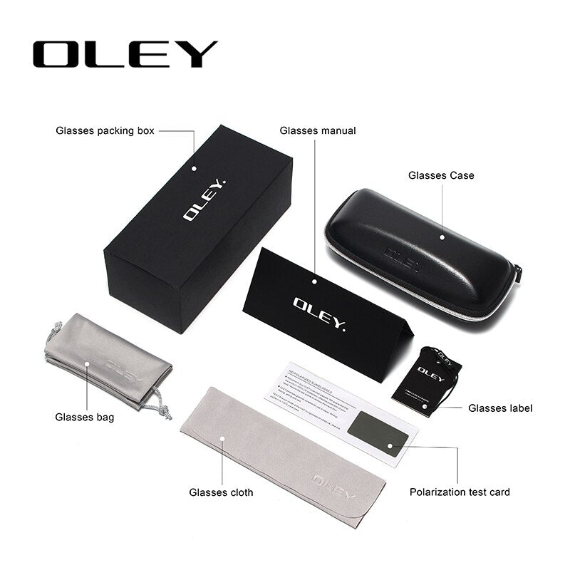OLEY-lunettes de soleil polarisées en aluminium | Design Classic Pilot, lunettes à verres de changement de couleur pour hommes Oculos de sol accepter un logo personnalisé