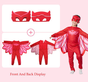 PJ masques Costume Cosplay vêtements Costume enfants jouets noël Halloween Pj masques Catboy Gekko Owlette fête d'anniversaire enfants cadeaux