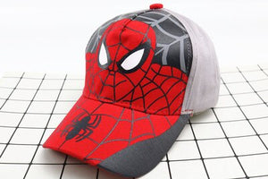 Anime Disney Marvel Frozen Mickey Mouse Kids Hat Boy Girl Travel Caps Spiderman Mickey Minnie Baby Caps Figure Gift Toys 2-8Y