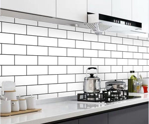 Kitchen Stickers Oil-proof Waterproof Vinyl Self-Adhesive Stove Cabinet Foil Marble Wallpaper DIY Bathroom Wall Sticker Decor