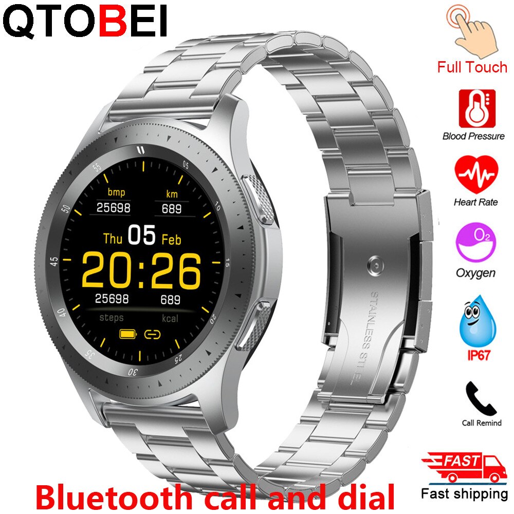 Smart Watch Men Women Bluetooth Call Full Touch Screen