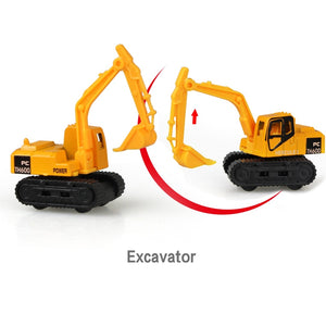 Véhicules agricoles moulés sous pression Mini voiture modèle ingénierie voiture modèle tracteur ingénierie voiture tracteur jouets modèle pour enfants cadeau de noël