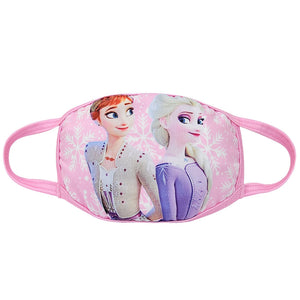 Disney congelé dessin animé bouche masque Anti poussière masque visage princesse Anna Elsa cotons masques pour enfants enfants réutilisables