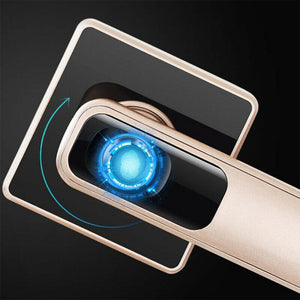 Fingerprint Lock Door Security Durable With Keys Biometric Stainless Steel Smart Electronic Sensitive Home Office LED Indicator