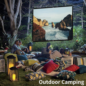 LEJIADA projecteur simple écran pliant portable maison extérieure KTV bureau 3d HD écran de projection écran de projection