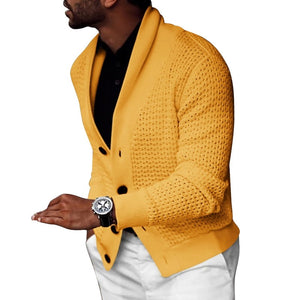 New Hot Sell Middle-Long Mens White Sweater Cardigan Trench Male Autumn Warm jacket Coat Sweater Winter