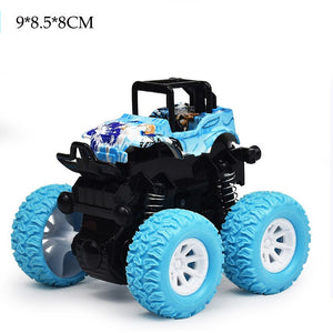 Mini inertiel tout-terrain véhicule Pullback enfants jouet voiture en plastique Friction cascadeur voiture Juguetes Carro enfants jouets pour garçons