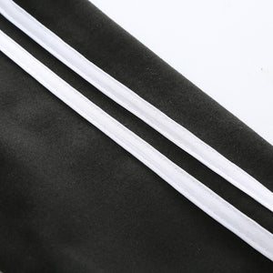 Men's casual sports stand-up collar clothes long-sleeved jacket stitching 2020 track suit new autumn men's sweater + pants suit