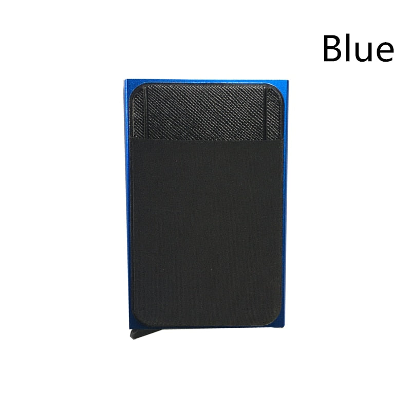 Men Business Aluminum Cash ID Card Holder RFID Blocking Slim Metal Wallet Coin Purse card case credit card wallet rfid wallet