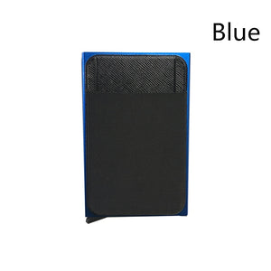 Men Business Aluminum Cash ID Card Holder RFID Blocking Slim Metal Wallet Coin Purse card case credit card wallet rfid wallet