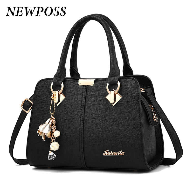 Newposs Famous Designer Brand Bags Women Leather Handbags 2020 Luxury Ladies Hand Bags Purse Fashion Shoulder Bags