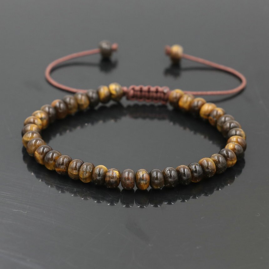 Trendy Abacus Beads Bracelet Men Indian Onyx Stone Women Bracelet Lucky Chakra Friendship Couples Bracelet Female Jewelry Gift