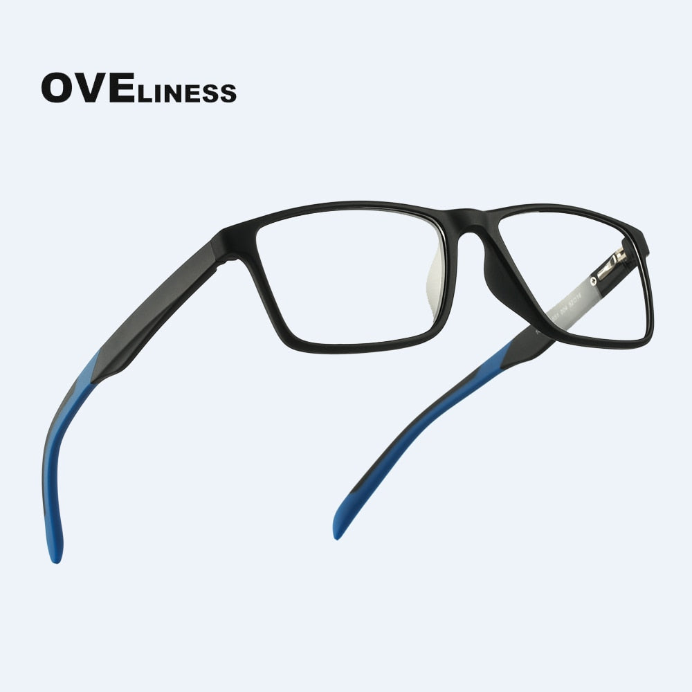 TR90 glasses frame men myopia Prescription computer spectacle frames women Ultra light square eyeglasses frames for men eyewear