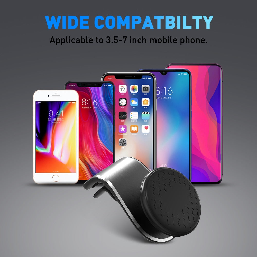For Audi BMW Magnetic Phone Holder For iPhone XS Max Xiaomi Smartphones Metal Magnetic Car Phone Holder Bracket Mount Accessorie