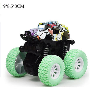 Mini inertiel tout-terrain véhicule Pullback enfants jouet voiture en plastique Friction cascadeur voiture Juguetes Carro enfants jouets pour garçons