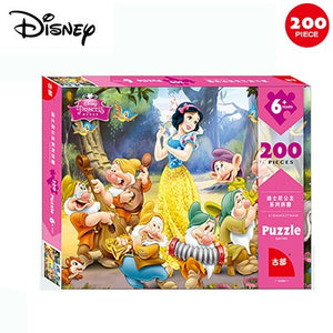 Disney Puzzle 200 Pieces Frozen / Snow White 200 Pieces / Children Puzzle Educational Toys 3D Paper Puzzles Children Toys Adult
