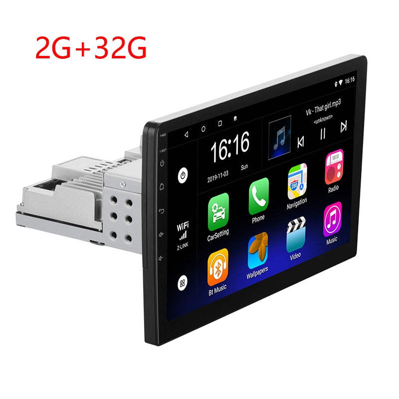 JMANCE 1Din Car Radio 10" GPS Android 9.1 2G add 32G Car Multimedia Player for Volkswagen Nissan Kia Toyota Skoda Car Stereo