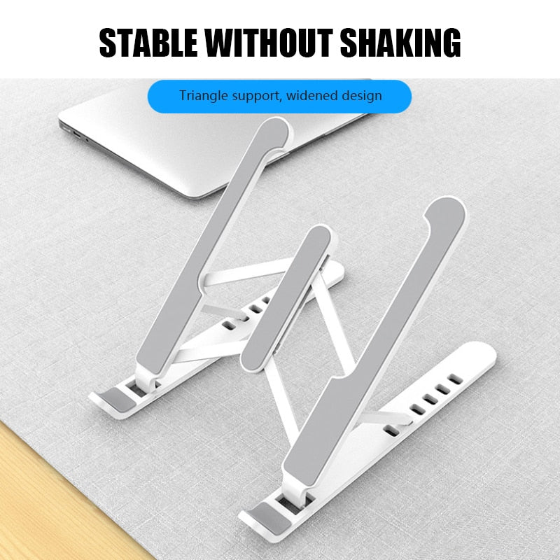 Adjustable Foldable Laptop Stand Non-slip Desktop Notebook Holder Laptop Stand For Macbook Pro Air iPad Pro DELL HP