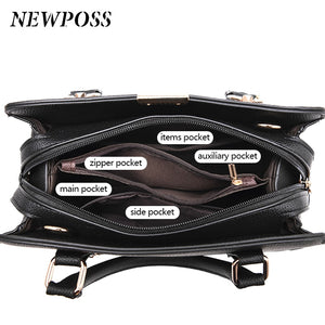 Newposs Famous Designer Brand Bags Women Leather Handbags 2020 Luxury Ladies Hand Bags Purse Fashion Shoulder Bags
