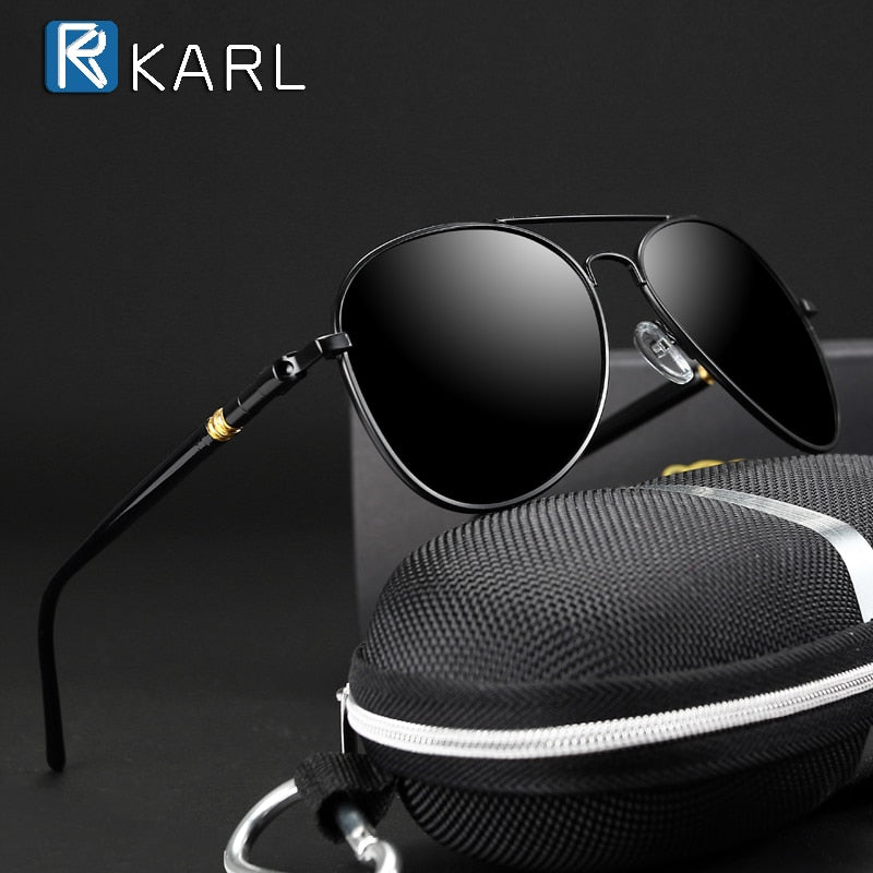classiques polarisées Lunettes de soleil homme lunettes de conduite lunettes de soleil pilote noir marque concepteur mâle rétro lunette soleil pour hommes/femmes