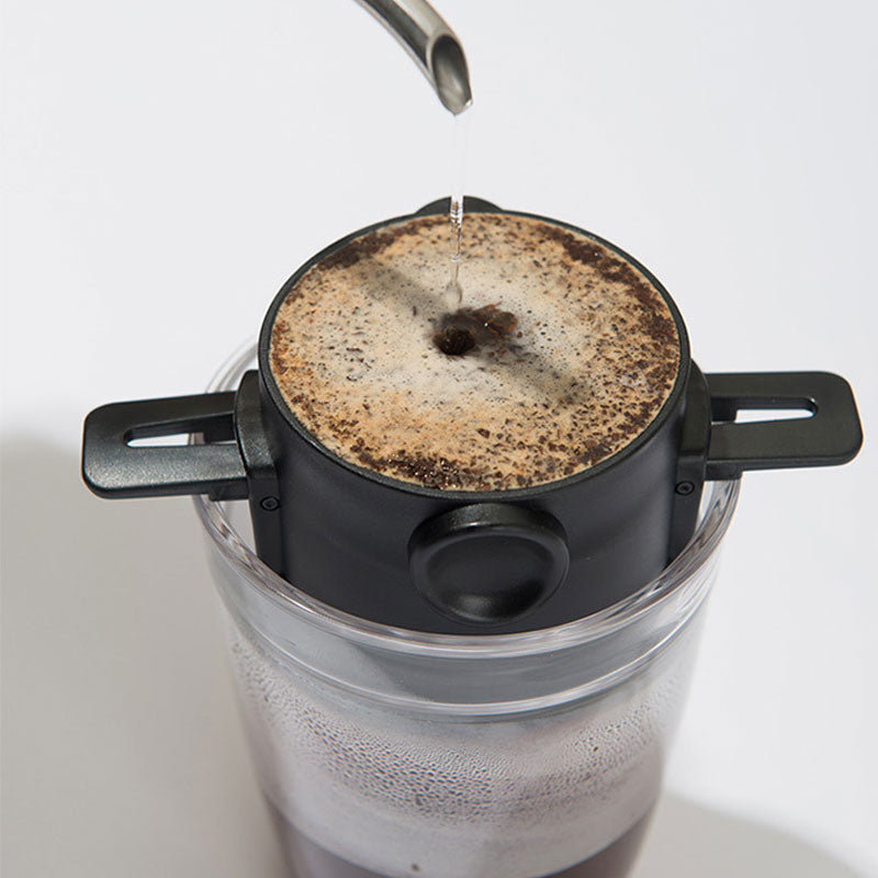 Filtre à café en acier inoxydable 304 | Filtre à café Portable, porte-thé entonnoir paniers infuseur de thé réutilisable et Dripper de café