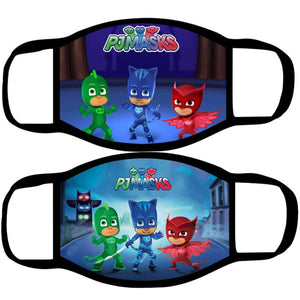 PJ masques enfant masque de bande dessinée masques anti-poussière réutilisable lavable anti-poussière Cosplay enfants jouets bouchons de bouche lavable