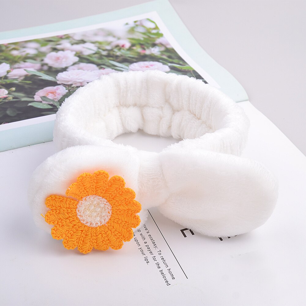 Wash Face Bow Hairbands For Women Girls