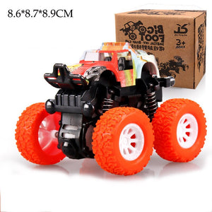 Mini inertiel tout-terrain véhicule Pullback enfants jouet voiture en plastique Friction cascadeur voiture Juguetes Carro enfants jouets pour garçons