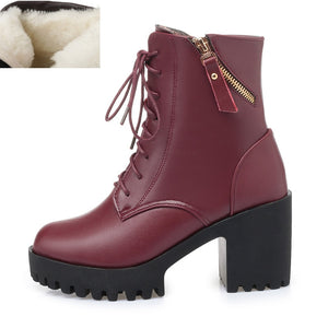 AIYUQI Women bare boots 2020 new genuine leather women boots natural wool warm women winter naked boots winter women shoe