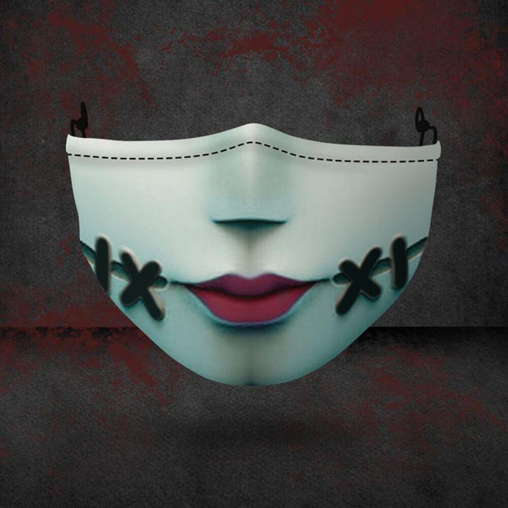 Funny Troll-Joker Masks Women Fashion Adult Mouth Clown Halloween Cospaly Party Reusable Washable Men Face DustProof