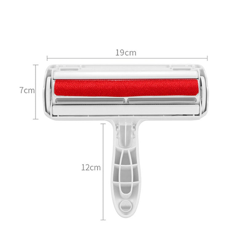 2-Way Remove Pet Hair Roller Dog Hair Remover Brush Carpet Cleaning Brush Cat Lint Sticking Roller Carpet Cleaner Brushes