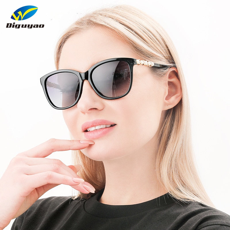 Female sunglasses luxury 2020 polarized UV400 high quality Diamond Pearl decoration retro sun glasses women shades Gafas De Sol