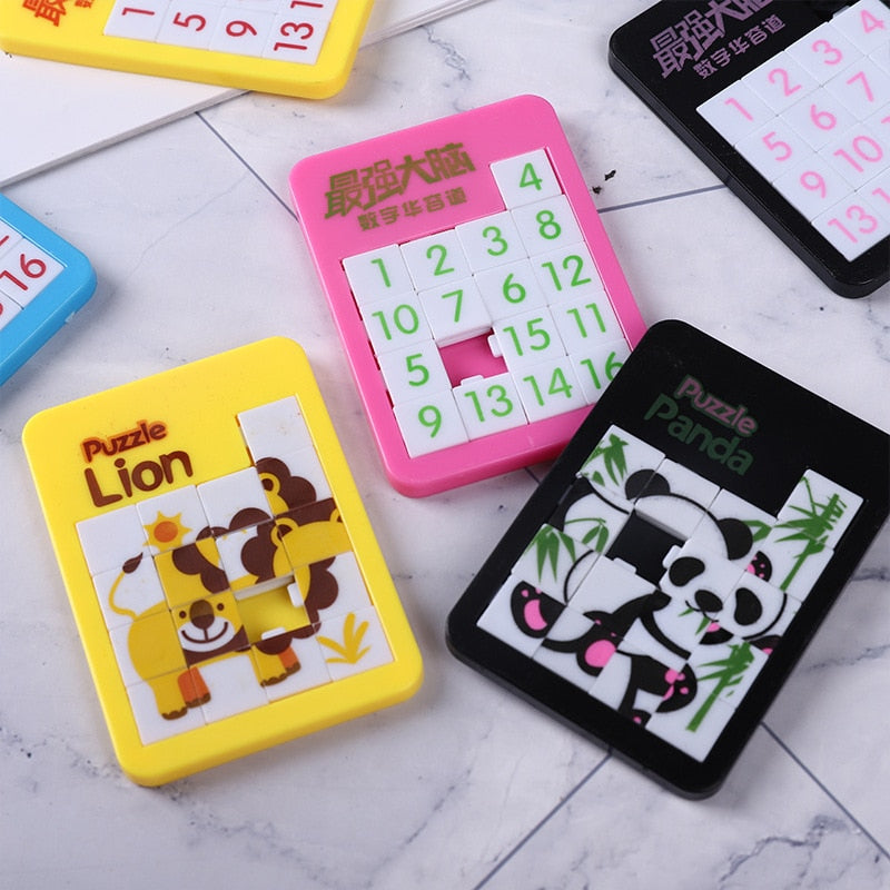 Jouet éducatif précoce se développant pour les enfants Puzzle numérique numéro 1-16 Animal dessin animé Puzzle jeu jouets