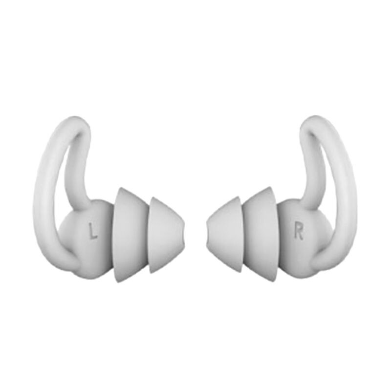 1Pair 2/3 Layer Soft Silicone Ear Plugs Tapered Sleep Noise Reduction Earplugs Sound Insulation Ear Protector