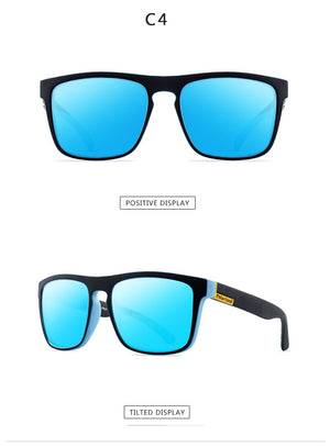 DJXFZLO 2020 nouveau mode gars lunettes de soleil polarisées lunettes de soleil hommes classique Design miroir mode carré dames lunettes de soleil hommes