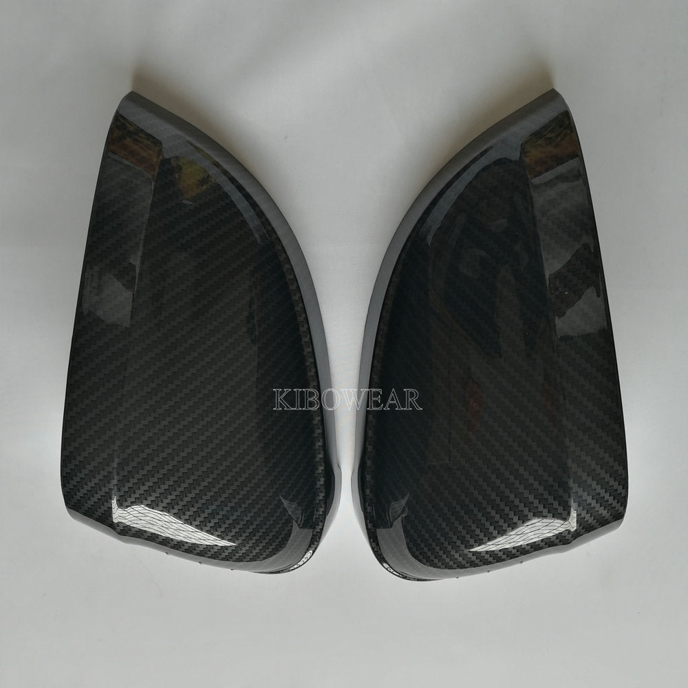 Kibowear For Audi A4 A5 B9 Side Mirror Caps (Carbon Look) 2017 2018 2019 S4 S5 RS5 allroad Quattro replace Covers