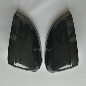 Kibowear For Audi A4 A5 B9 Side Mirror Caps (Carbon Look) 2017 2018 2019 S4 S5 RS5 allroad Quattro replace Covers