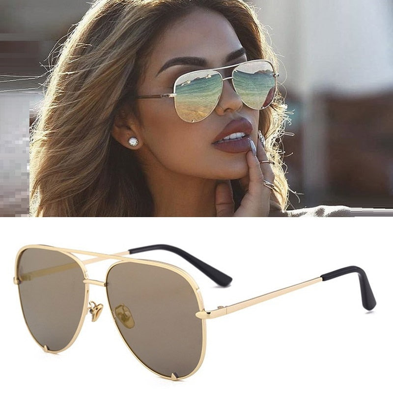 Sexy dame Vintage rond métal lunettes De soleil hommes conduite noir rétro miroir lunettes De soleil dame ombre lunettes De soleil UV400 Oculos De Sol
