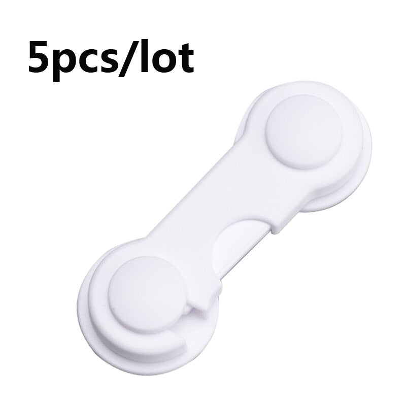QWZ Child Safety Cabinet Lock Baby Proof Security Protector Drawer Door Cabinet Lock Plastic Protection Kids Safety Door Lock