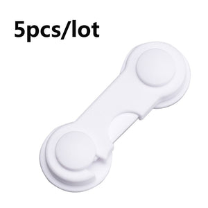 QWZ Child Safety Cabinet Lock Baby Proof Security Protector Drawer Door Cabinet Lock Plastic Protection Kids Safety Door Lock