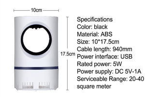 Electric USB Mosquito Killer Lamp Bug Zapper Muggen Insect Killer Anti Mosquito Trap Fly UV Repellent Lamp Outdoor Dropshipping