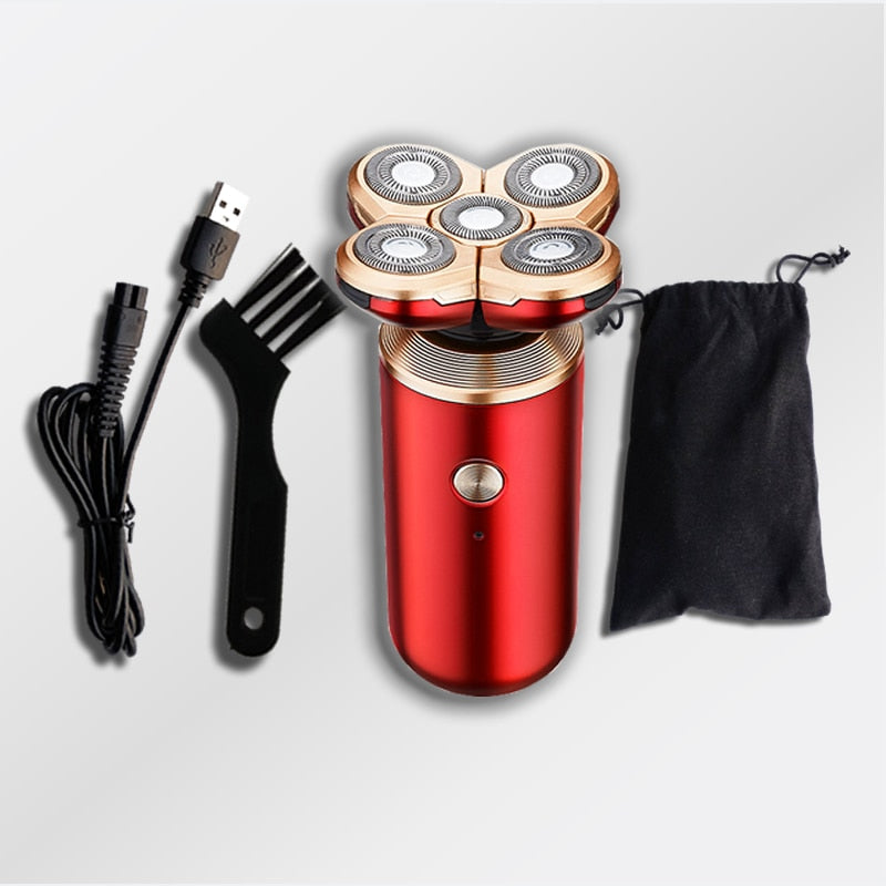2020 New Electric Shaver Rechargeable Electric Beard Trimmer Shaving Machine for Men Beard Razor Wet-Dry Dual Use Washable
