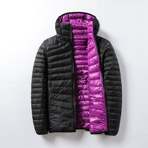 2020 Women Down Jacket Women Parks Ultra Light Feather Double Side Windbreaker Reversible Autumn Winter Female Coat Brand Tops
