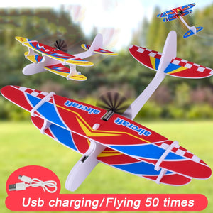 Nouvelle main électrique jetant planeur avion parc extérieur EPP mousse électrique planeur avion volant jouets pour enfants modèle d'avion