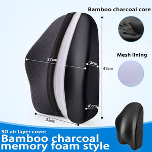Memory Foam Seat Cushion Orthopedic Pillow Coccyx Office Chair Cushion Support Waist Back Cushion Car Seat Hip massage Pad Sets