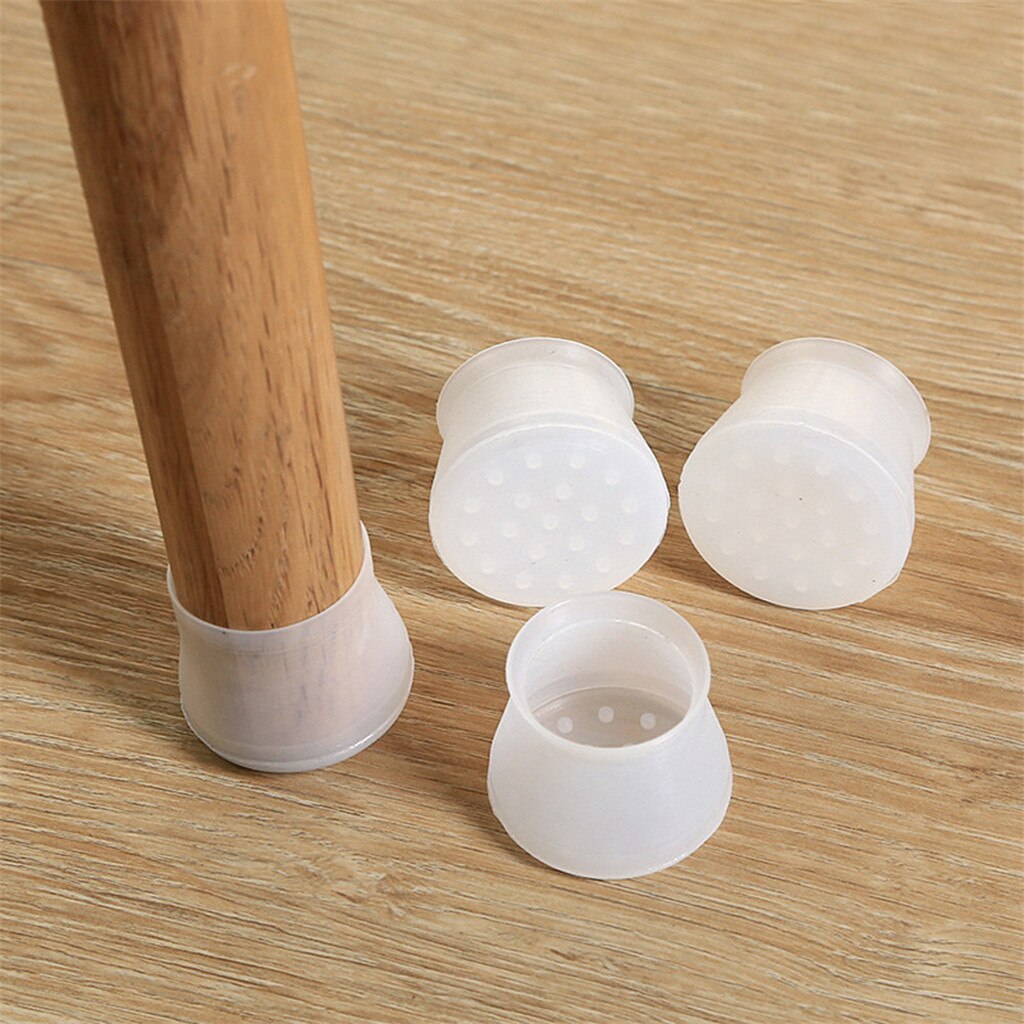 Couvre-pieds de Table en Silicone | 8-16 pièces, couvre-pieds de chaise de Table, antidérapant Protection du sol, coussinets de Protection du sol